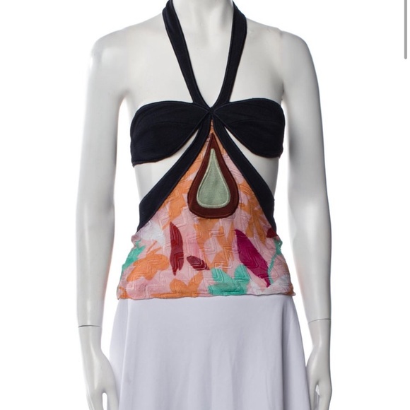 Missoni Tops - MISSONI Halter Top with Cutout
